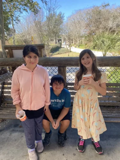 elèv kontan nan zou a